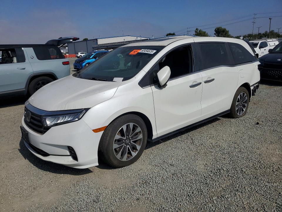 2021 Honda Odyssey მანქანა იყიდება აუქციონზე, vin: 5FNRL6H70MB020730, აუქციონის ნომერი: 60494626