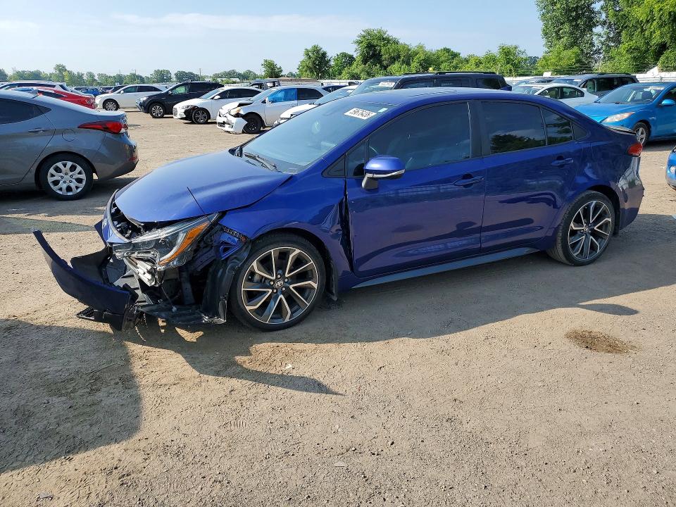 59676436 :رقم المزاد ، 5YFB4RBE9LP003631 vin ، 2020 Toyota Corolla مزاد بيع