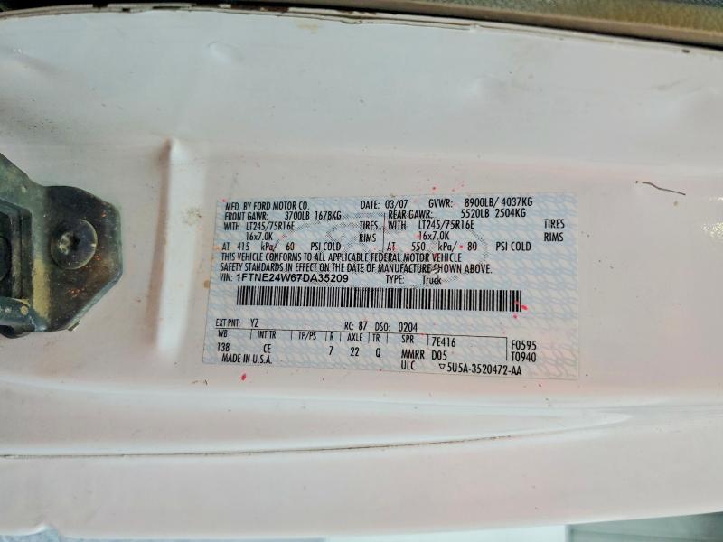 Aukcja sprzedaży 2007 Ford Econoline, vin: 1FTNE24W67DA35209, numer aukcji: 57892746