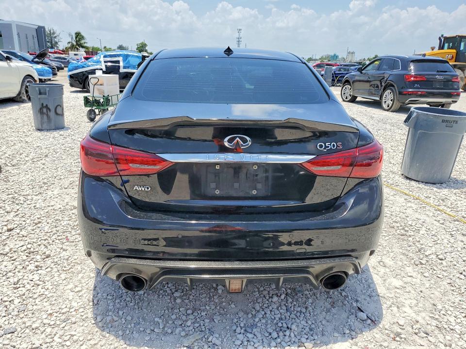 2018 Infiniti Q50 მანქანა იყიდება აუქციონზე, vin: JN1FV7AR5JM481202, აუქციონის ნომერი: 61672636