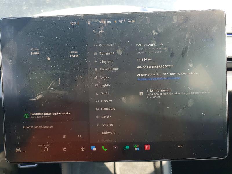 60677866 :رقم المزاد ، 5YJ3E1EB8RF836779 vin ، 2024 Tesla Model 3 مزاد بيع