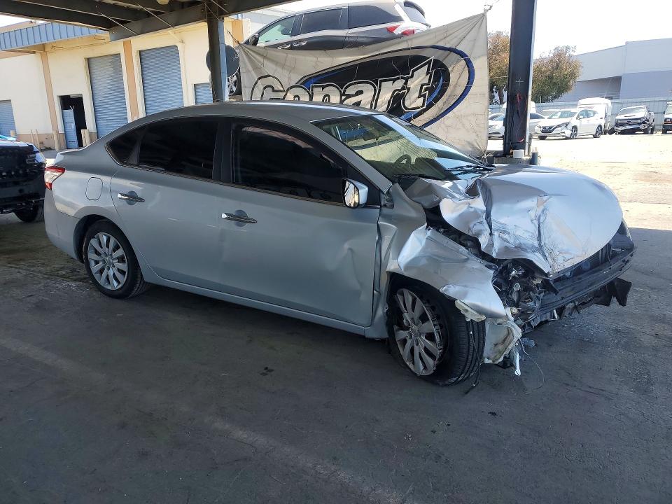 59808336 :رقم المزاد ، 3N1AB7AP4FL653450 vin ، 2015 Nissan Sentra مزاد بيع