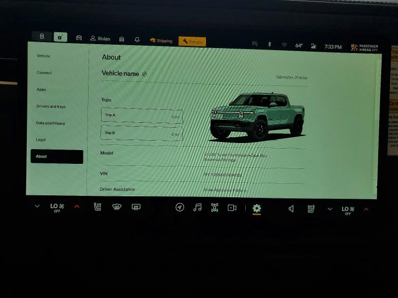 Aukcja sprzedaży 2025 Rivian R1t, vin: 7FCTGBAAXSN040324, numer aukcji: 77724235