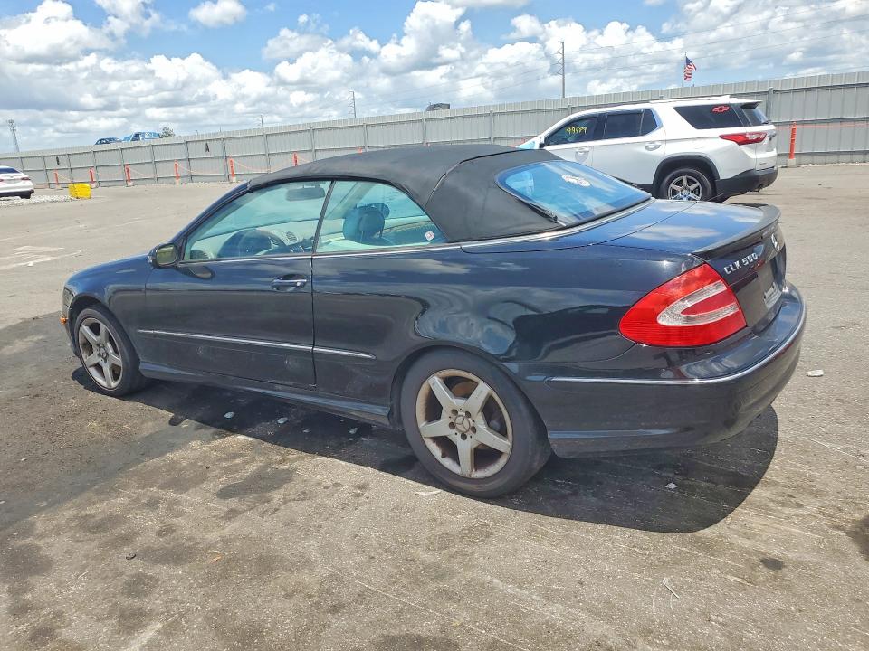 2005 Mercedes-benz Clk მანქანა იყიდება აუქციონზე, vin: WDBTK75G85T052843, აუქციონის ნომერი: 60896786