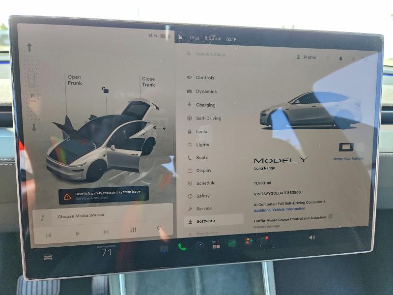Продаж на аукціоні авто 2026 Tesla Model Y, vin: 7SAYGDED4TF583506, номер лоту: 62355116