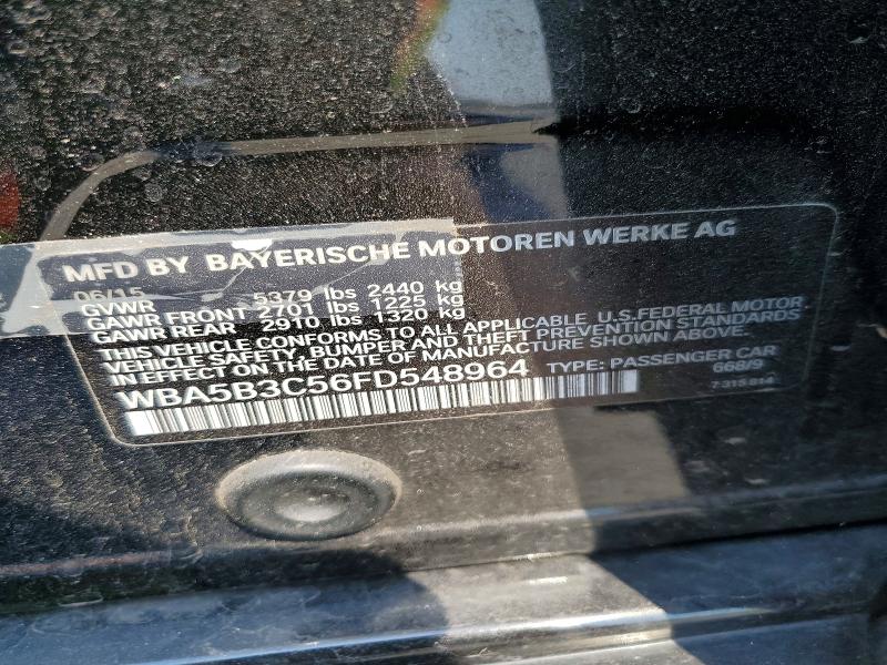 Aukcja sprzedaży 2015 Bmw 535, vin: WBA5B3C56FD548964, numer aukcji: 59897076