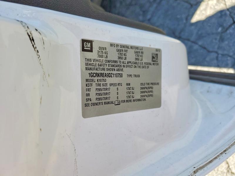 Продаж на аукціоні авто 2013 Chevrolet Silverado, vin: 1GCRKREA9DZ110750, номер лоту: 62927426