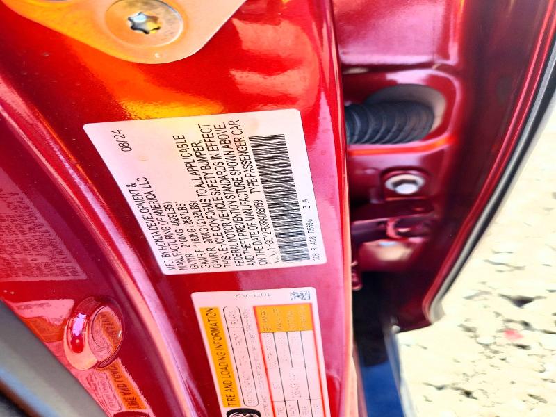2024 Honda Accord მანქანა იყიდება აუქციონზე, vin: 1HGCY2F83RA088159, აუქციონის ნომერი: 60703486