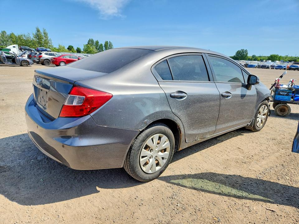57749586 :رقم المزاد ، 2HGFB2F43CH047194 vin ، 2012 Honda Civic مزاد بيع