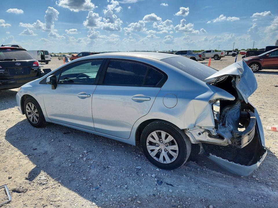 Продажа на аукционе авто 2012 Honda Civic, vin: 19XFB2F57CE066205, номер лота: 59872326