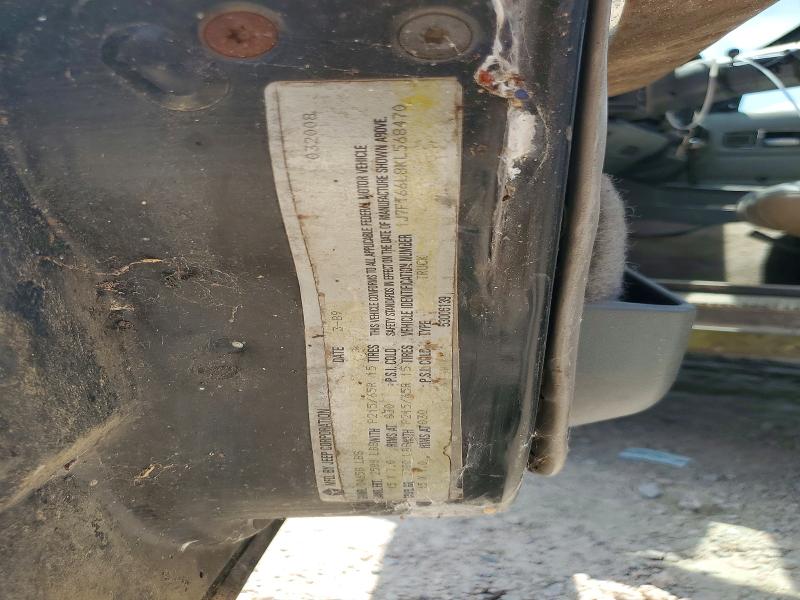 63381306 :رقم المزاد ، 1J7FT66L8KL568470 vin ، 1989 Jeep Comanche مزاد بيع