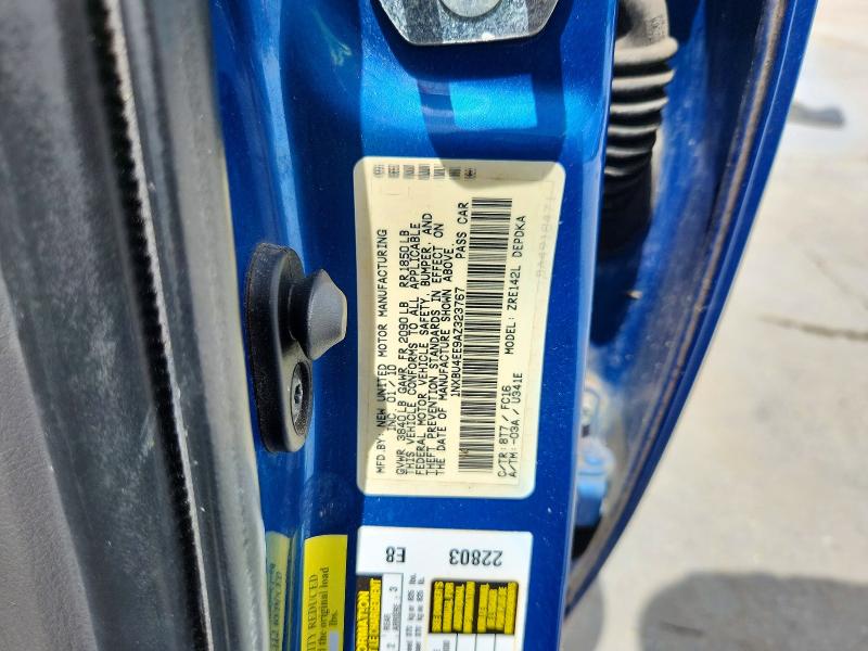 61397016 :رقم المزاد ، 1NXBU4EE9AZ323767 vin ، 2010 Toyota Corolla مزاد بيع