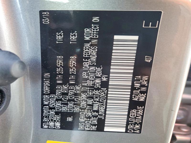 Продаж на аукціоні авто 2018 Lexus Nx 300, vin: JTJYARBZ3J2109524, номер лоту: 61779386