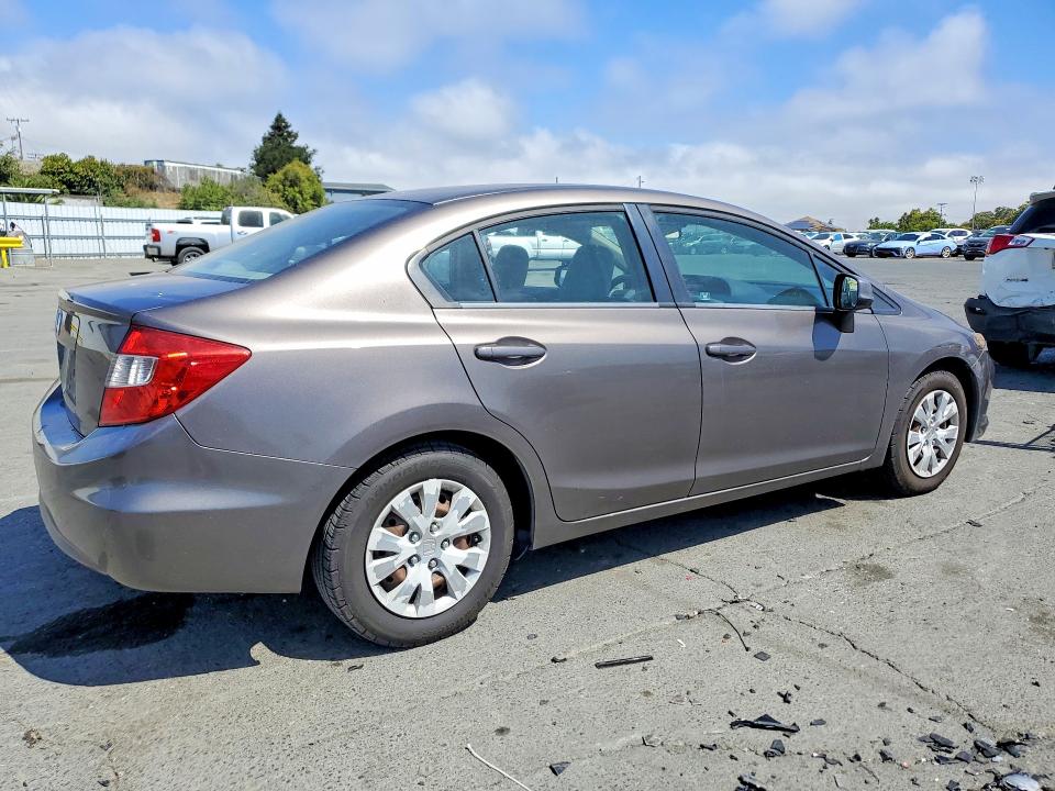 Продажа на аукционе авто 2012 Honda Civic, vin: 19XFB2F57CE316476, номер лота: 60033216