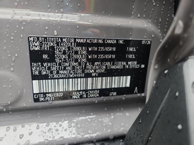 Aukcja sprzedaży 2026 Toyota Rav4, vin: 2T36CRAV3TW044848, numer aukcji: 61837826