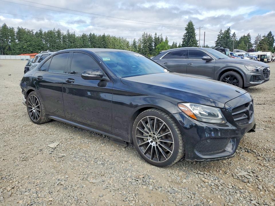 59299306 :رقم المزاد ، WDDWF4JB5JR409663 vin ، 2018 Mercedes-benz C مزاد بيع