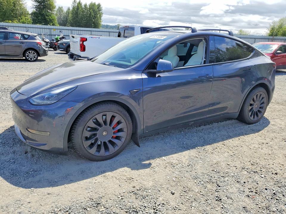 Продажа на аукционе авто 2021 Tesla Model Y, vin: 5YJYGDEF4MF270925, номер лота: 60515866