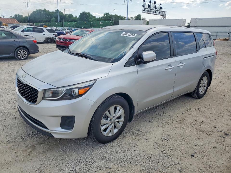 2017 Kia Sedona მანქანა იყიდება აუქციონზე, vin: KNDMA5C18H6261174, აუქციონის ნომერი: 60271886