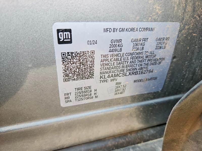 60248216 :رقم المزاد ، KL4AMCSLXRB162764 vin ، 2024 Buick Encore Gx مزاد بيع