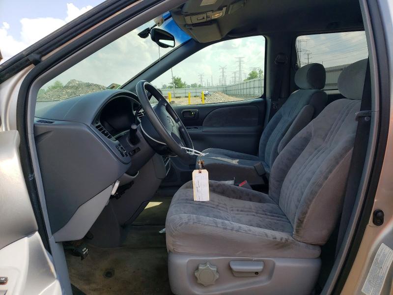 2002 Toyota Sienna მანქანა იყიდება აუქციონზე, vin: 4T3ZF13C02U501700, აუქციონის ნომერი: 60715876