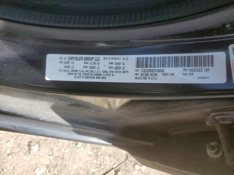 Aukcja sprzedaży 2014 Dodge Avenger, vin: 1C3CDZABXEN130582, numer aukcji: 62657736
