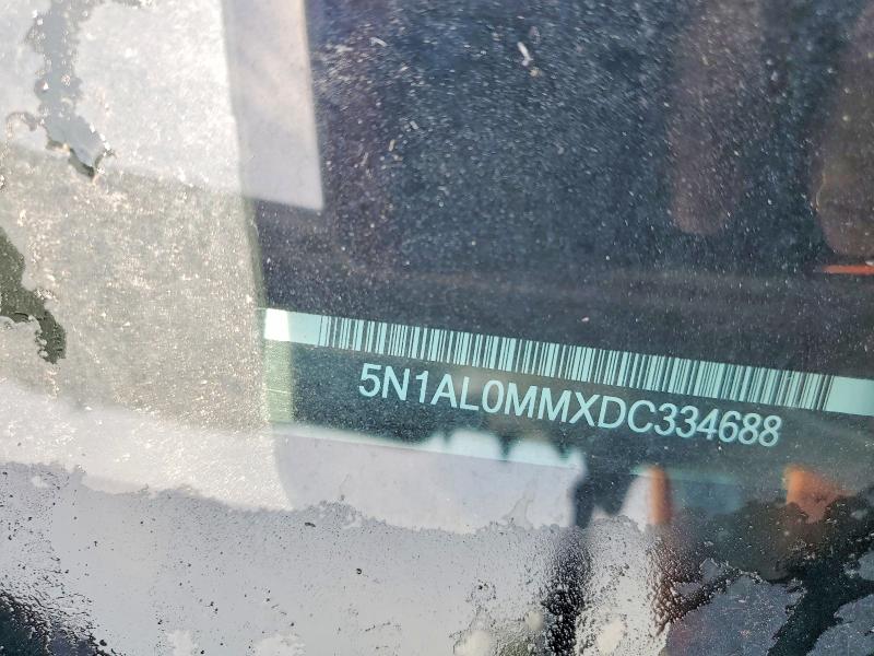 Aukcja sprzedaży 2013 Infiniti Jx35, vin: 5N1AL0MMXDC334688, numer aukcji: 60834496