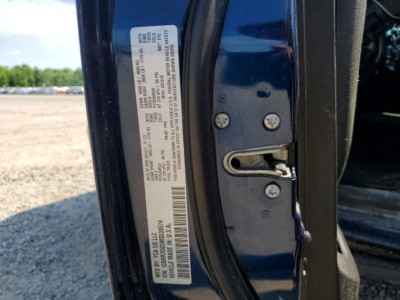 2021 Ram 1500 Classic მანქანა იყიდება აუქციონზე, vin: 1C6RR7GG5MS538574, აუქციონის ნომერი: 60226246