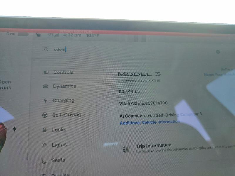 2018 Tesla Model 3 მანქანა იყიდება აუქციონზე, vin: 5YJ3E1EA1JF014790, აუქციონის ნომერი: 62076106