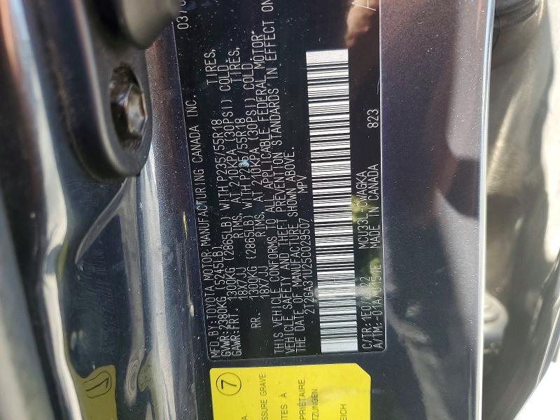 60435926 :رقم المزاد ، 2T2GA31U25C029507 vin ، 2005 Lexus Rx مزاد بيع