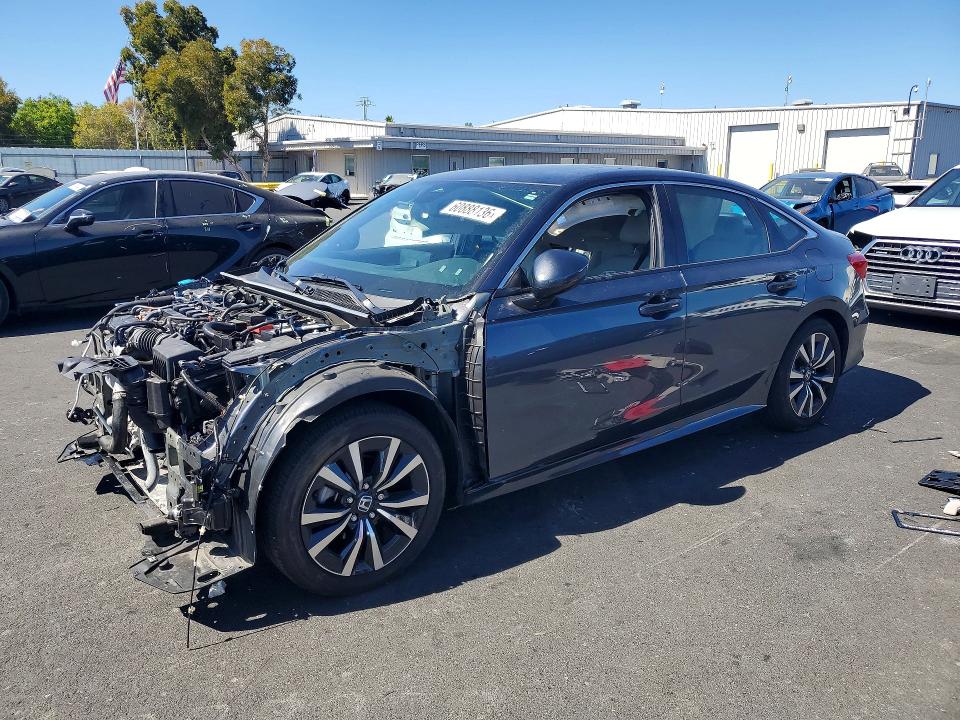 60888136 :رقم المزاد ، 2HGFE1F75PH319455 vin ، 2023 Honda Civic مزاد بيع