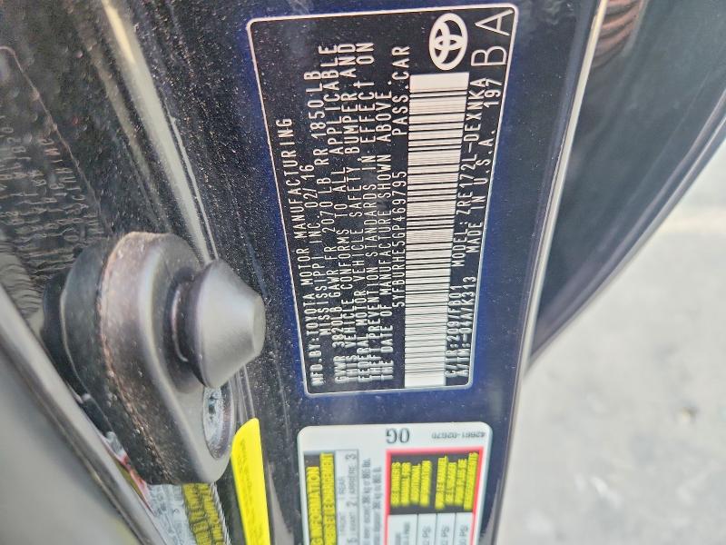 Продаж на аукціоні авто 2016 Toyota Corolla, vin: 5YFBURHE5GP469795, номер лоту: 61185816