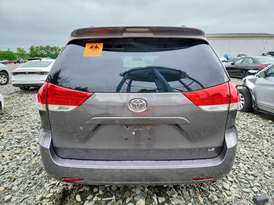 2012 Toyota Sienna მანქანა იყიდება აუქციონზე, vin: 5TDKK3DC8CS193072, აუქციონის ნომერი: 59586736