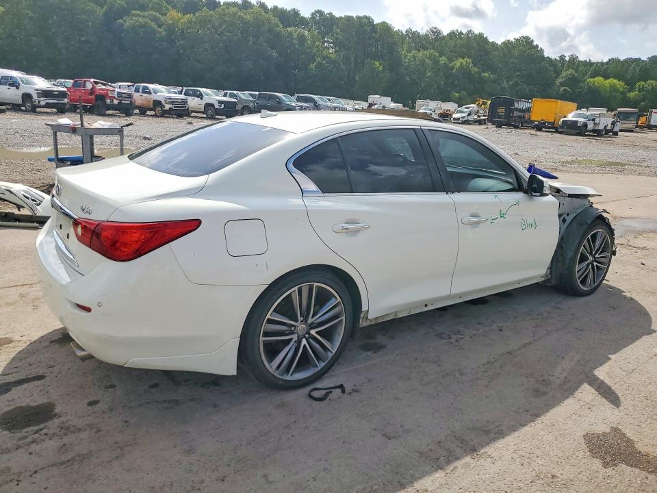 2014 Infiniti Q50 მანქანა იყიდება აუქციონზე, vin: JN1BV7AP4EM677523, აუქციონის ნომერი: 61917756