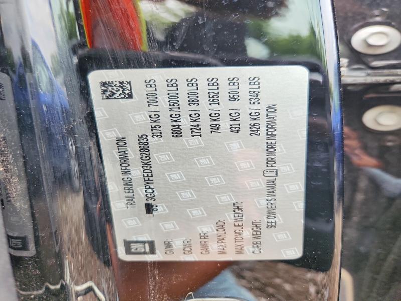 Продаж на аукціоні авто 2019 Chevrolet Silverado, vin: 3GCPYFED3KG286835, номер лоту: 62726726