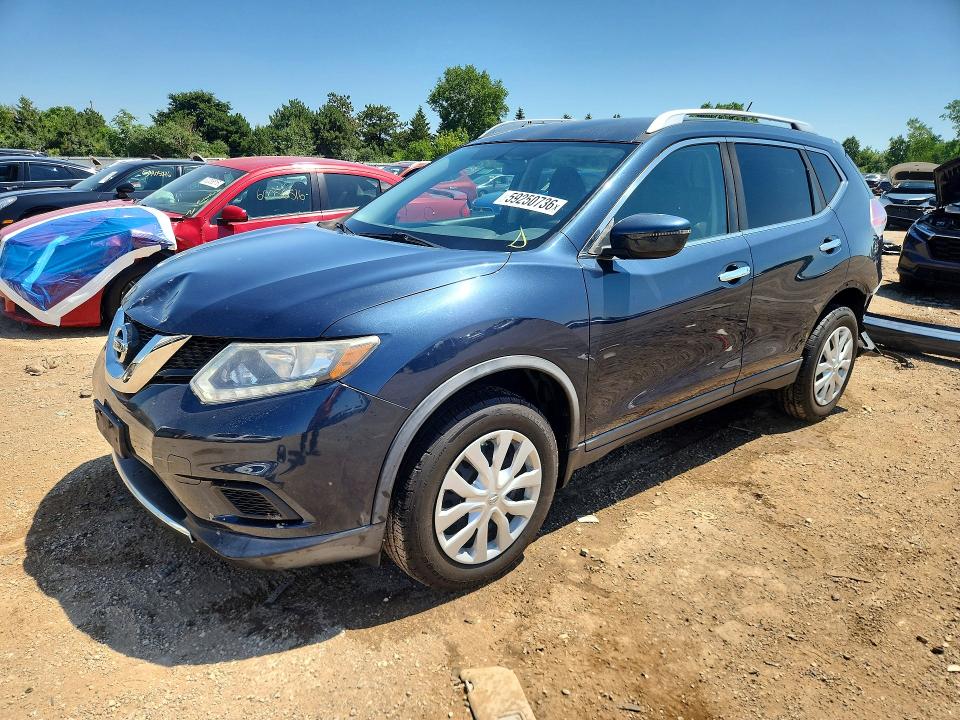 Продаж на аукціоні авто 2016 Nissan Rogue, vin: KNMAT2MV7GP659689, номер лоту: 59250736