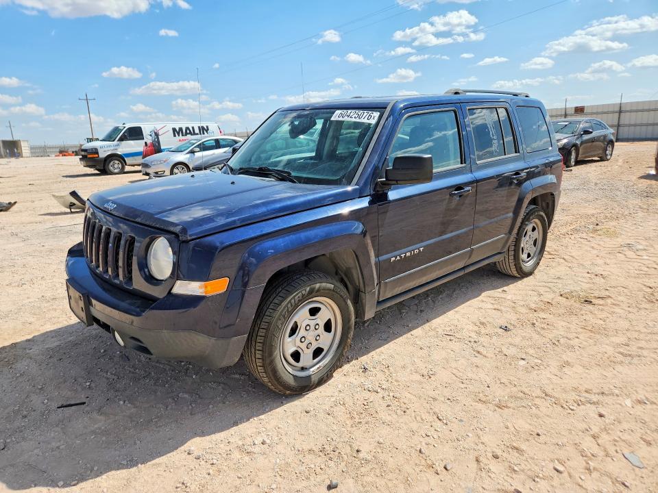 Продажа на аукционе авто 2016 Jeep Patriot, vin: 1C4NJPBB1GD726785, номер лота: 60425076