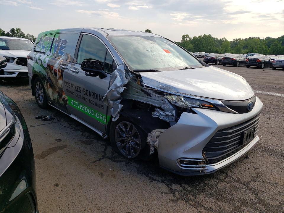 Продаж на аукціоні авто 2021 Toyota Sienna, vin: 5TDYSKFC1MS020383, номер лоту: 58979316