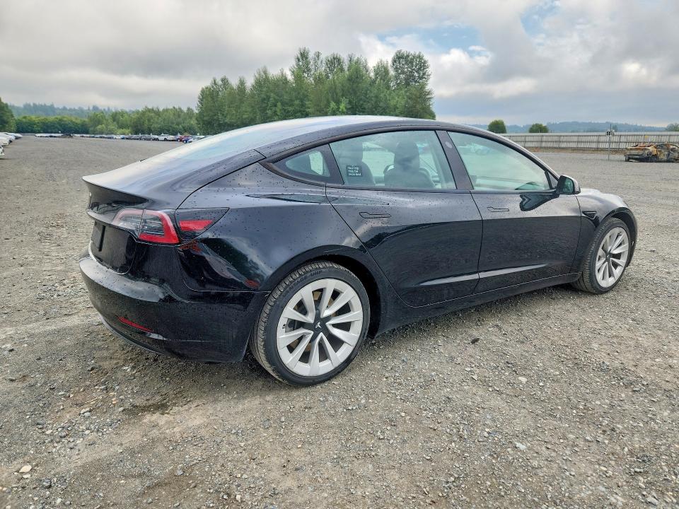 2022 Tesla Model 3 მანქანა იყიდება აუქციონზე, vin: 5YJ3E1EAXNF289614, აუქციონის ნომერი: 61360076