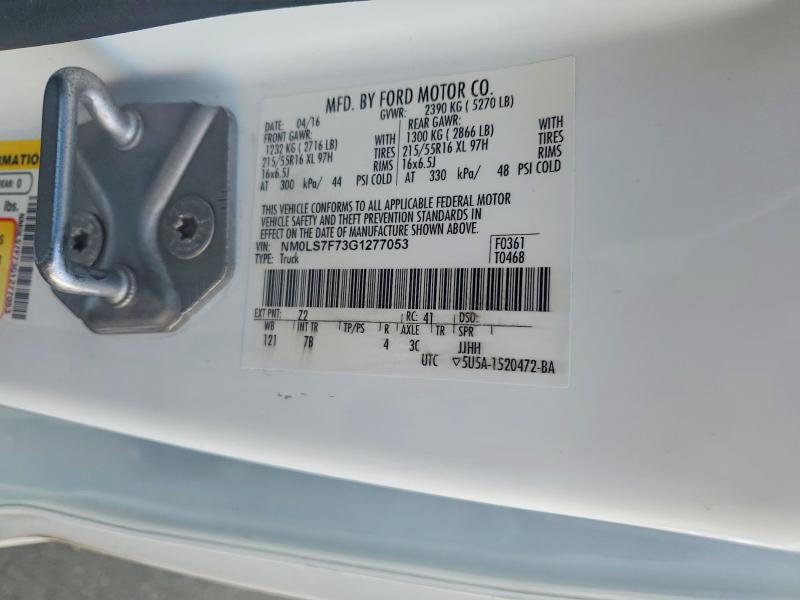 Aukcja sprzedaży 2016 Ford Transit Connect Xlt, vin: NM0LS7F73G1277053, numer aukcji: 62541406