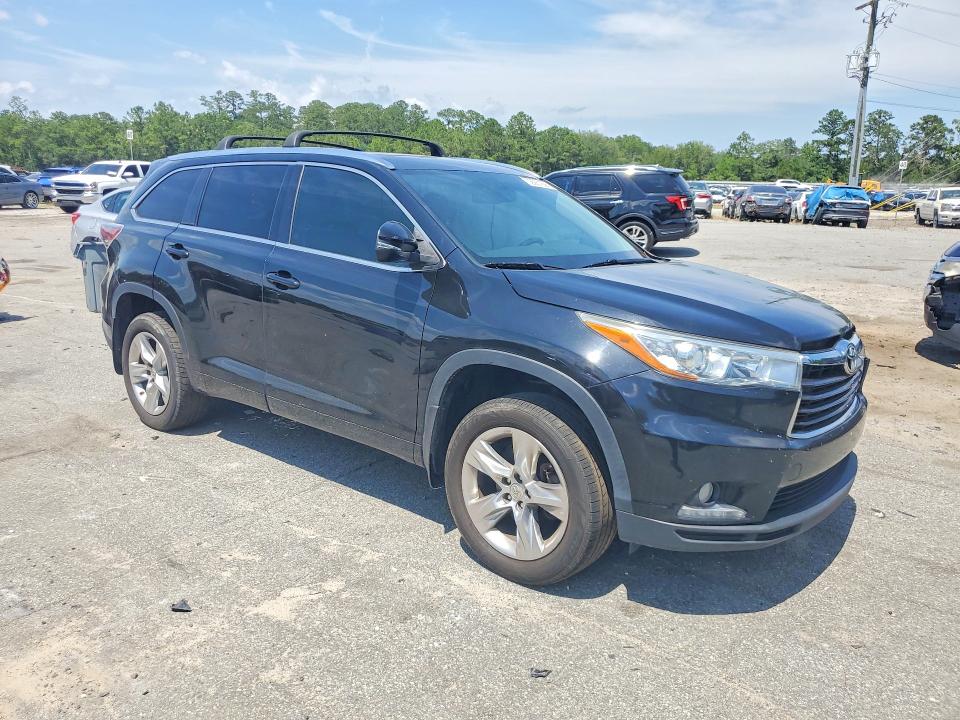 2015 Toyota Highlander მანქანა იყიდება აუქციონზე, vin: 5TDDKRFH4FS139499, აუქციონის ნომერი: 59261256