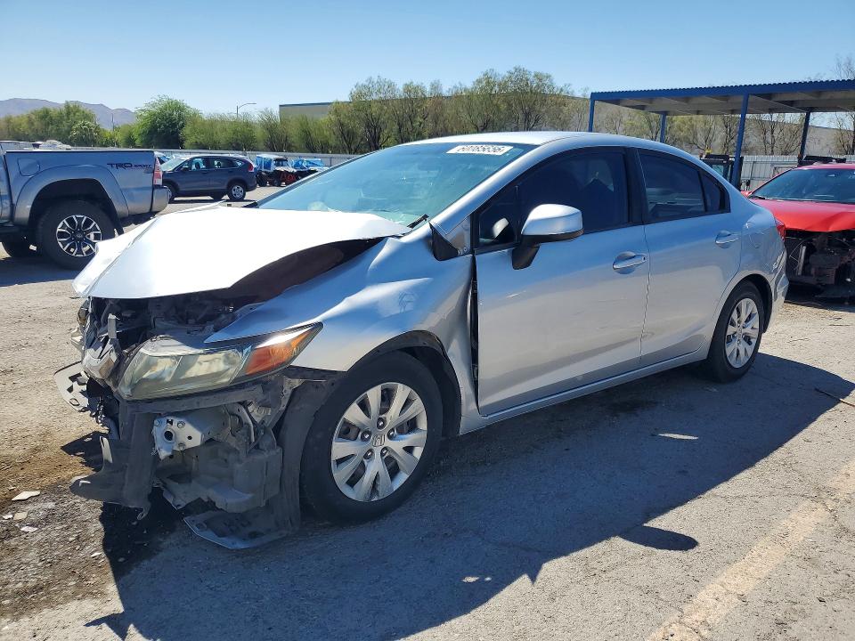 2012 Honda Civic მანქანა იყიდება აუქციონზე, vin: 2HGFB2F56CH608433, აუქციონის ნომერი: 60085656