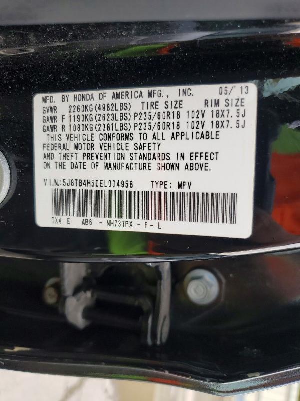 Aukcja sprzedaży 2014 Acura Rdx, vin: 5J8TB4H50EL004958, numer aukcji: 60407746