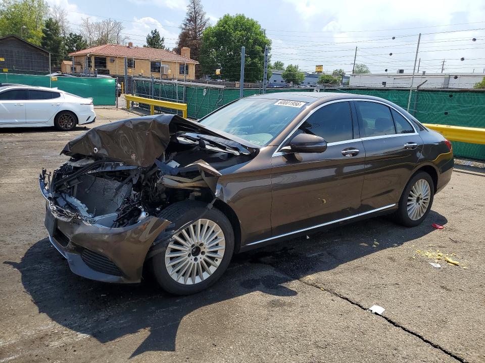 2017 Mercedes-benz C მანქანა იყიდება აუქციონზე, vin: 55SWF4KB8HU183495, აუქციონის ნომერი: 60001956