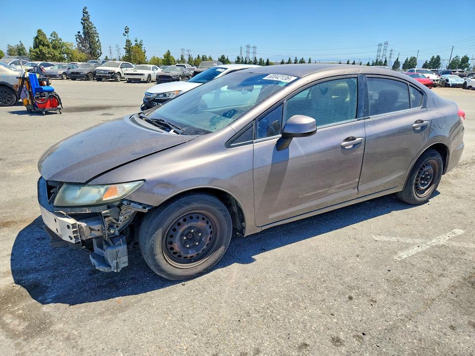 Auction sale of the 2013 Honda Civic, vin: 19XFB2F59DE008288, lot number: 60042136