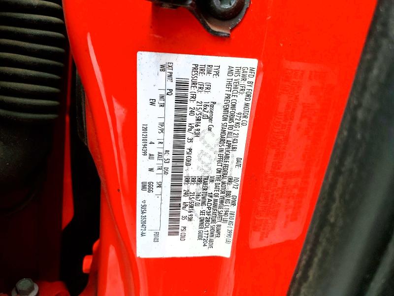 2013 Ford Focus მანქანა იყიდება აუქციონზე, vin: 1FADP3F28DL177204, აუქციონის ნომერი: 62519076