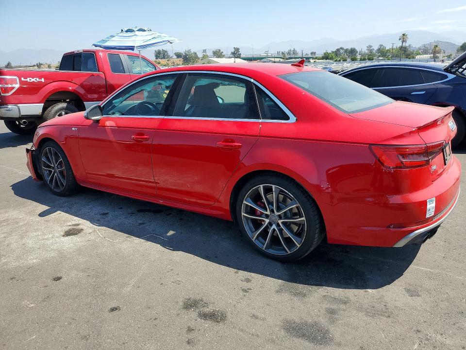 2018 Audi S4 მანქანა იყიდება აუქციონზე, vin: WAUC4AF43JA001332, აუქციონის ნომერი: 61243976