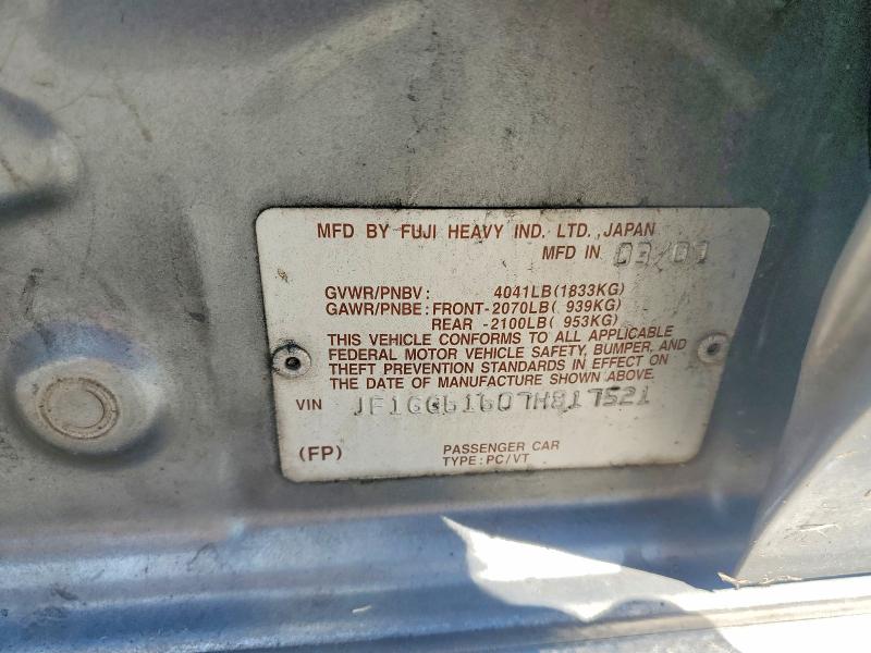 Продажа на аукционе авто 2007 Subaru Impreza, vin: JF1GG61607H817521, номер лота: 63474226