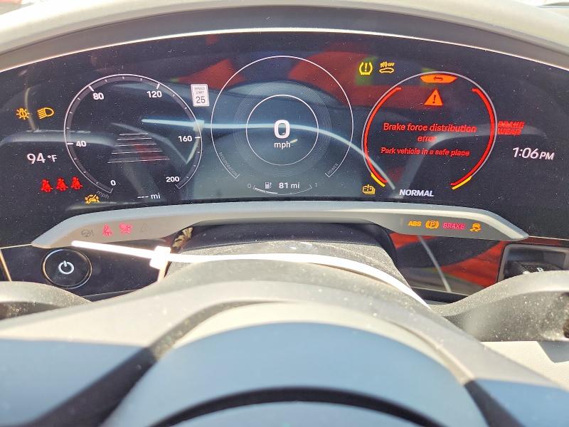 60887036 :رقم المزاد ، WP0AA2Y10MSA17971 vin ، 2021 Porsche Taycan مزاد بيع