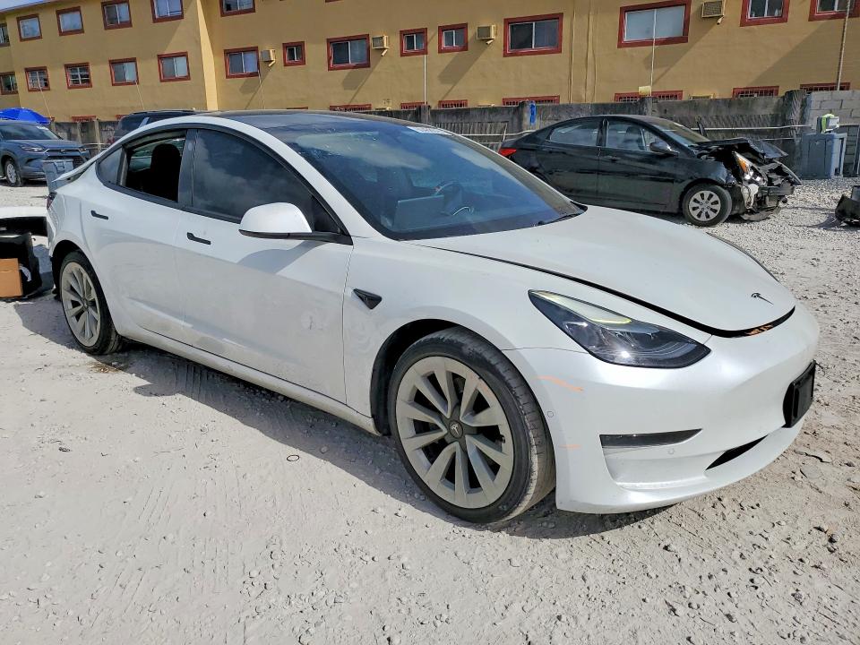 2022 Tesla Model 3 მანქანა იყიდება აუქციონზე, vin: 5YJ3E1EAXNF186838, აუქციონის ნომერი: 60488916
