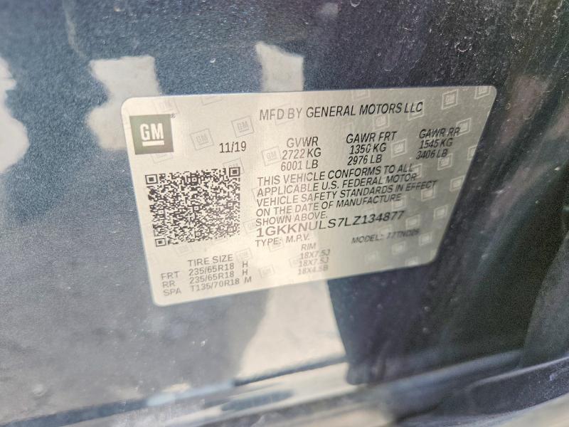 Aukcja sprzedaży 2020 Gmc Acadia, vin: 1GKKNULS7LZ134877, numer aukcji: 60047156